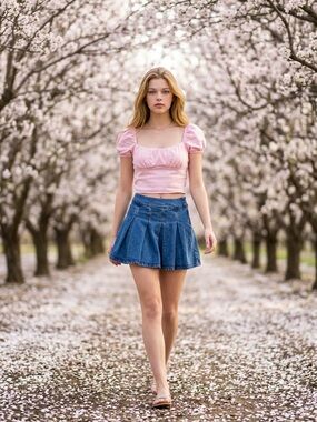 Hollister Top + GB Girls Skirt Bundle (Teen/Youth)